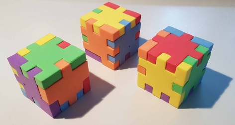 Happy Cube Original Foam Cubes 6 Pieces 